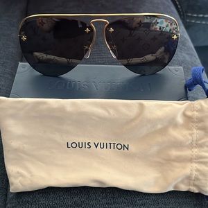 LV glasses worn on once